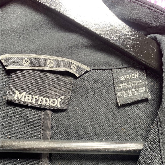 Marmot Softshell Jacket S Black Hiking Outdoor Full Zip Lightweight Windbreaker - Picture 2 of 12